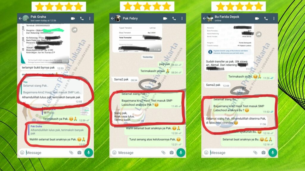 Tes Masuk SMP dan SMA Labschool