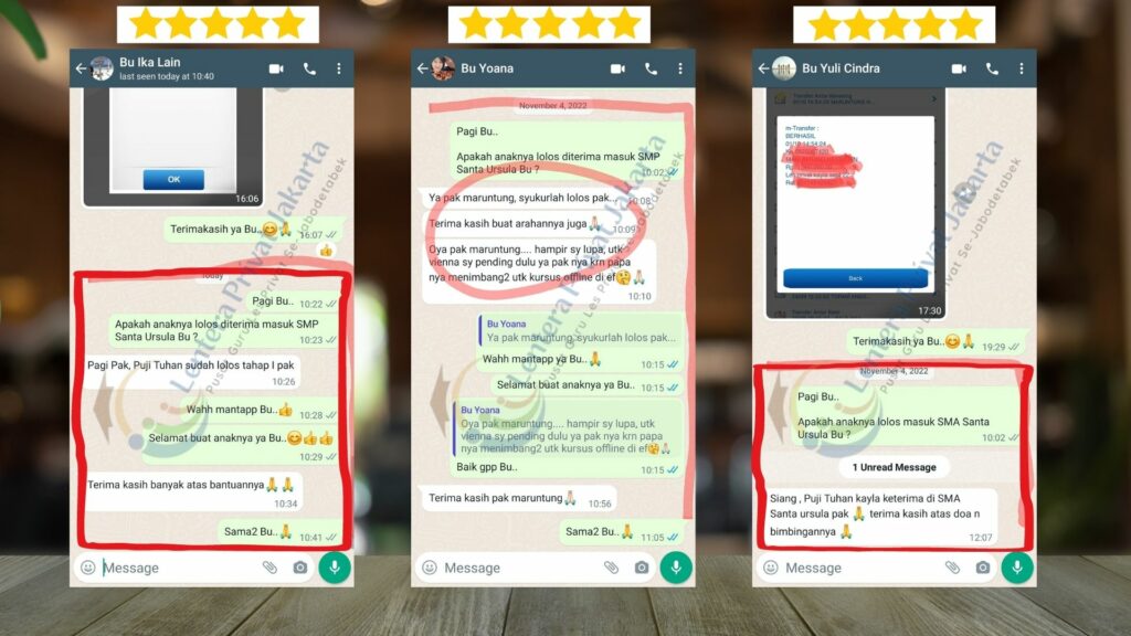 Tes masuk SMP SMA Santa Ursula